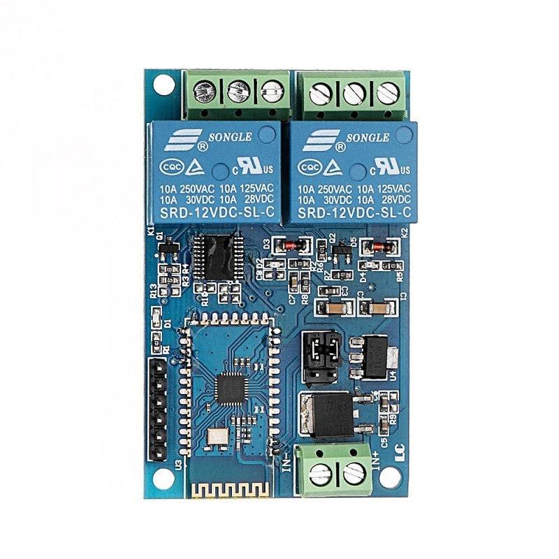 DC 12V 2 Channel Bluetooth Wireless Control Relay Module - RS3522
