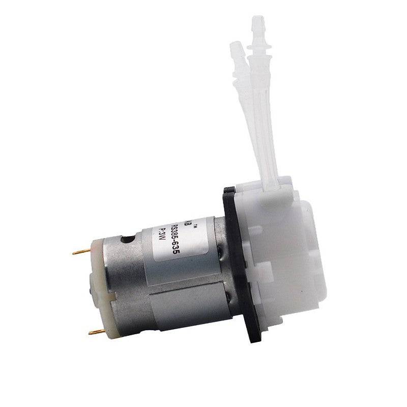 12V DC Peristaltic Dosing Pump For Aquarium Lab Analytic 2mm ID x 4mm OD 5 - 40 ml / min - RS3652 - REES52