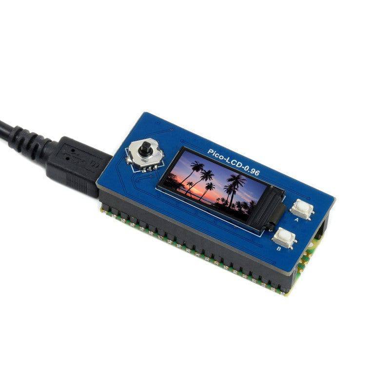 Waveshare 0.96inch LCD Display Module for Raspberry Pi Pico, 65K Colors, 160×80, SPI - RS3246 - REES52