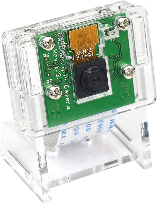 5MP 1080P Video Camera Module for Raspberry Pi 4 Model B, Pi 3 b+, Pi Zero W Camera Holder Case- RS2846 - REES52