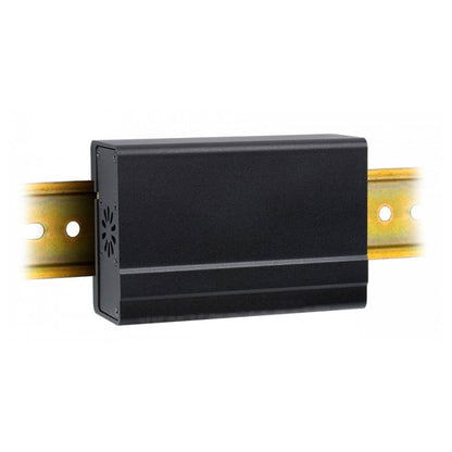 Aluminum Case for Raspberry Pi 4 with Cooling Fan and Heatsinks DIN Rail Mount - RS2443 - REES52