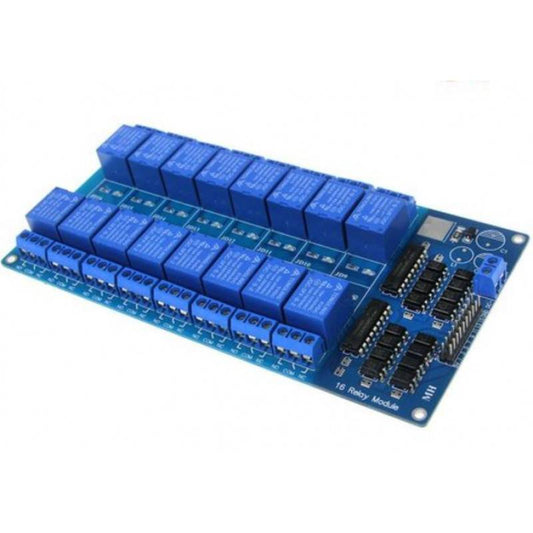 16 Channel 5V Relay Module with Optocoupler - RS4897 - REES52