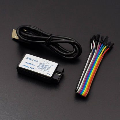 USB Logic Analyzer Device Set USB Cable 24MHz 8CH 24M Hz 8 Channel for ARM FPGA M100 SCM - AA161 - REES52