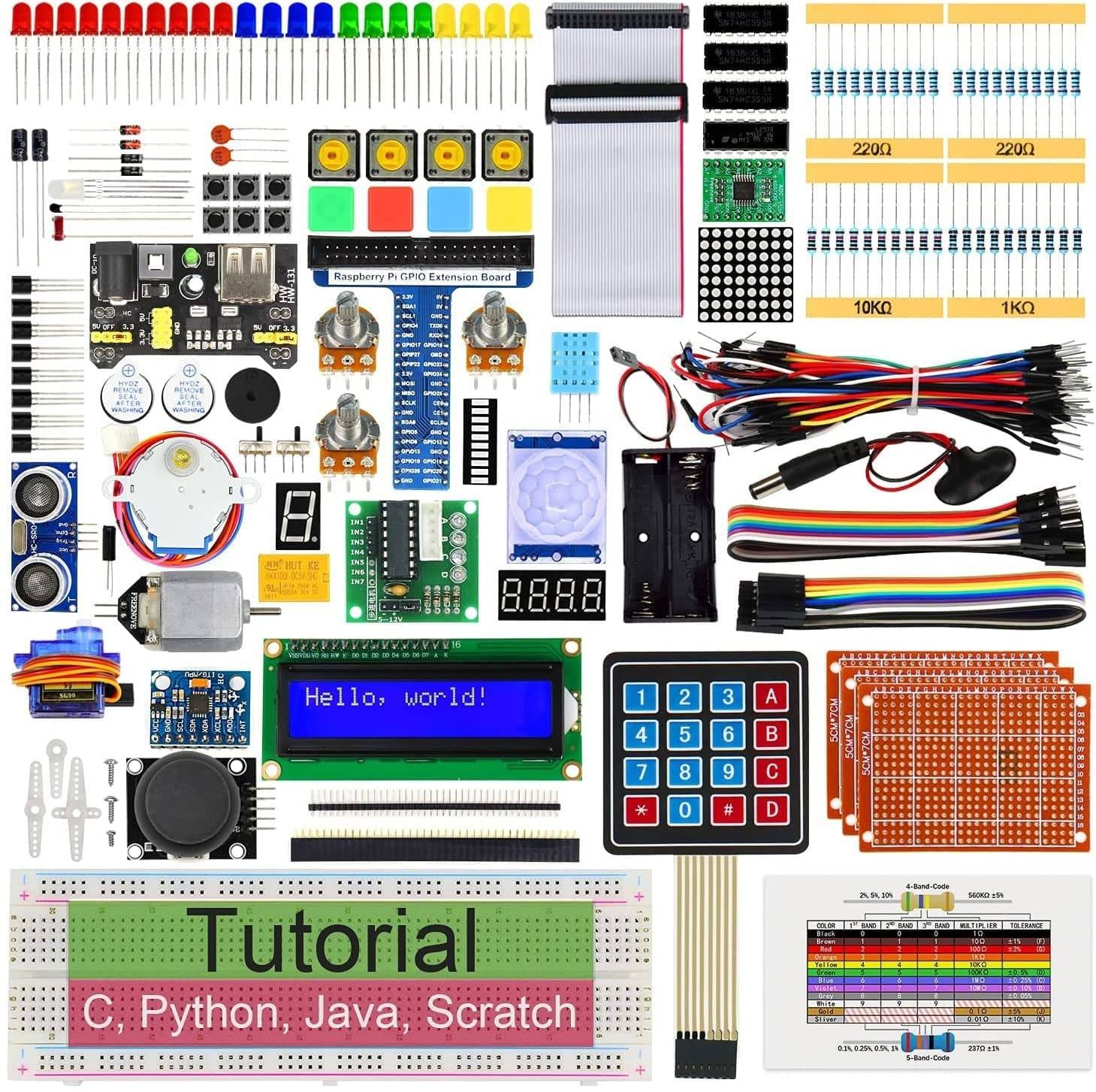 Ultimate Starter Kit for Raspberry Pi 4 B 3 B+ 400, 561-Page Detailed ...