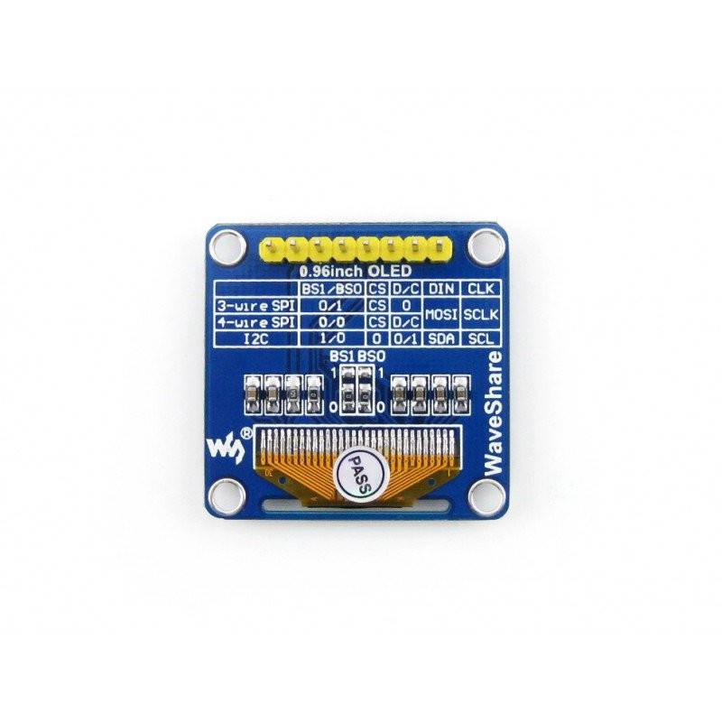 Waveshare 2.44 cm (0.96 Inch) OLED Display (B) Module - RS4233 - REES52