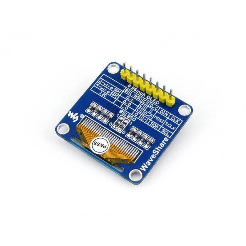 Waveshare 2.44 cm (0.96 Inch) OLED Display (B) Module - RS4233 - REES52