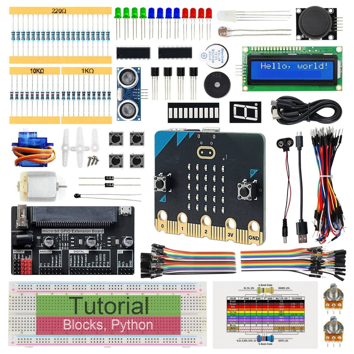 Super Starter Kit for BBC Micro:bit Development Board – REES52
