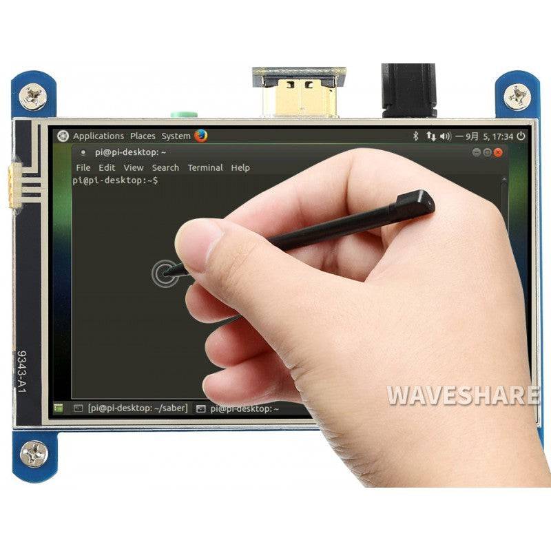 Waveshare 4 Inch Resistive HDMI LCD Display (H) 480x800 - RS4297 - REES52