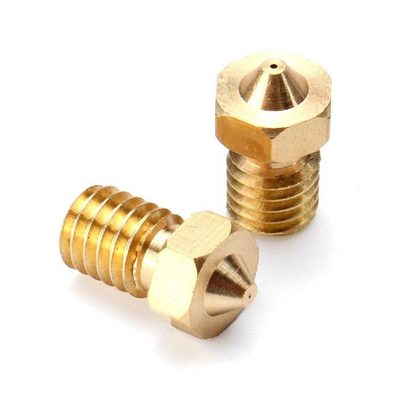 M6 Thread Brass Nozzle V5 V6 UM Compatible - 3mm x 0.6mm (for 3D printer)-RS3100 - REES52
