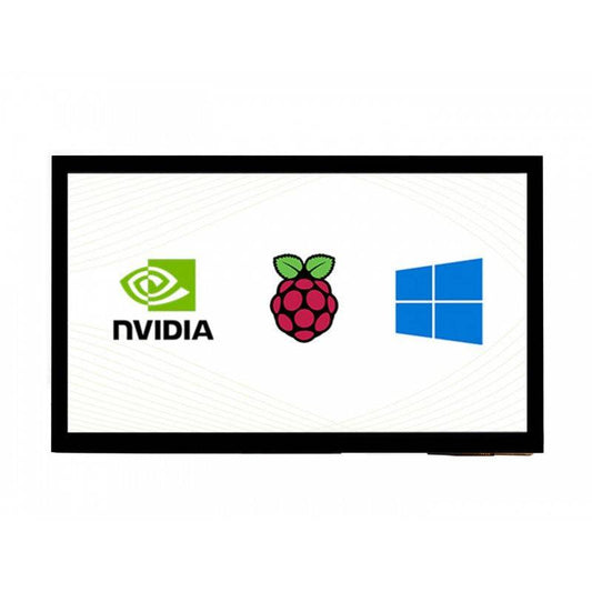 Waveshare 10.1inch Capacitive Touch Screen LCD (E), 1024×600, HDMI, IPS, Supports Raspberry Pi And PC - RS683 - REES52