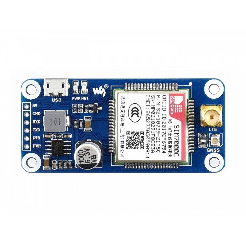 Waveshare NB-IoT / eMTC / EDGE / GPRS / GNSS HAT for Raspberry Pi, for Asia-Pacific region-RS740 - REES52