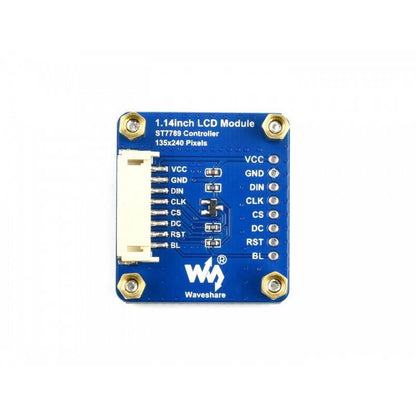 Waveshare 240×135, General 1.14inch LCD Display Module, IPS, 65K RGB - RS2417 - REES52