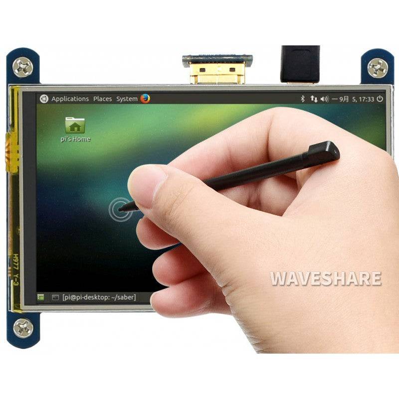 Waveshare 4inch Resistive Touch Screen LCD, 480×800, HDMI, IPS, Low Power - RS1965 - REES52