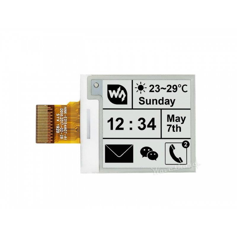 Waveshare 200x200, 1.54inch E-Ink raw display panel - RS1955 - REES52