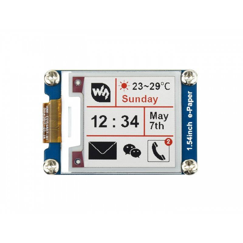 Waveshare 200x200, 1.54inch E-Ink display module, three-color - RS2413 - REES52