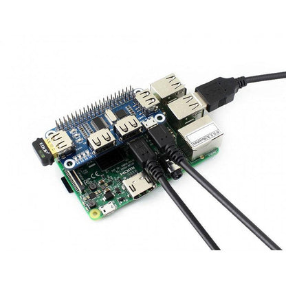 Waveshare 4 Port USB HUB HAT for Raspberry Pi - RS1958 - REES52