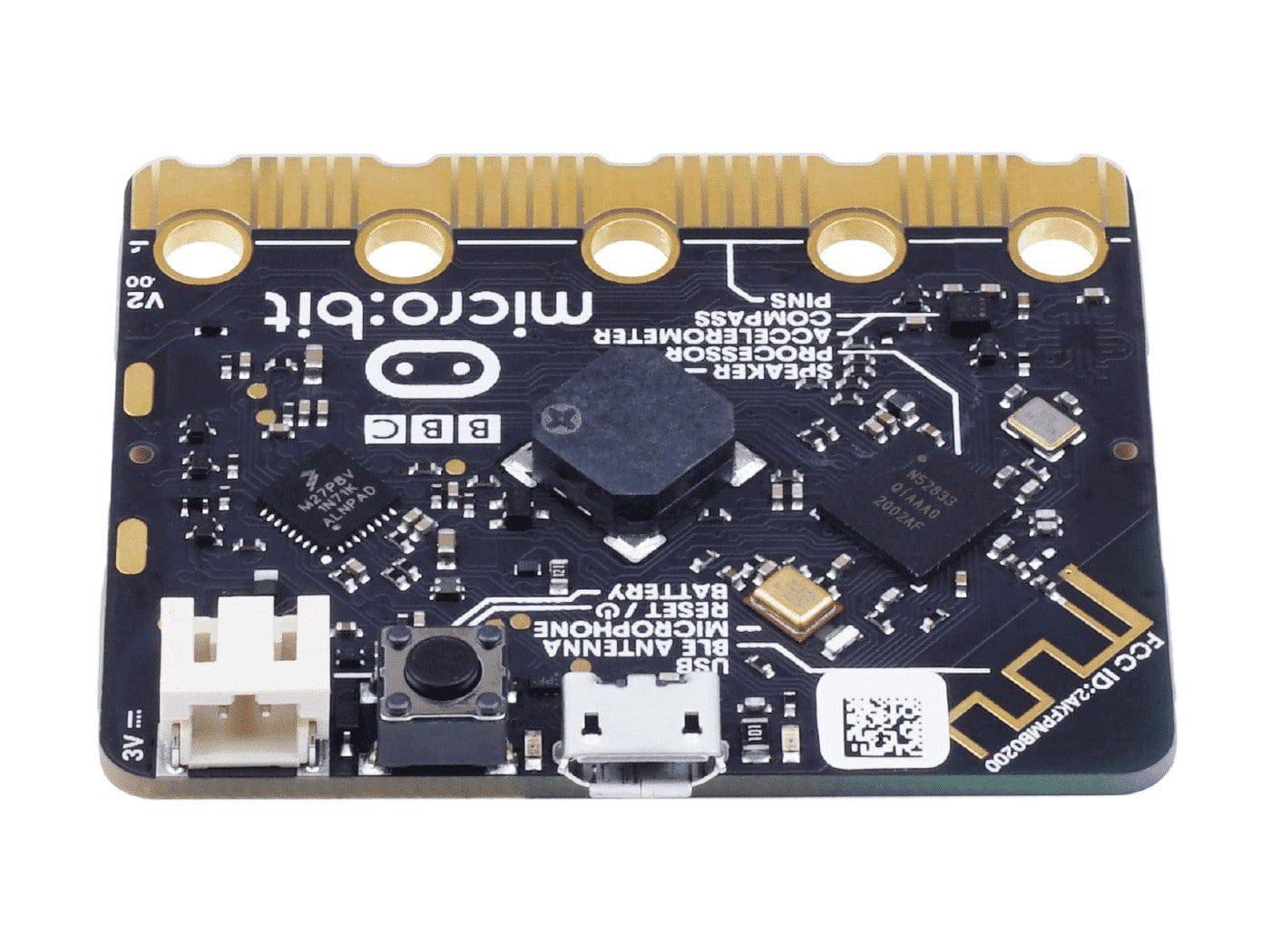 BBC Micro Bit V2 Pocket Sized Microprocessor Single Board Computer Development board - RS4592 - REES52