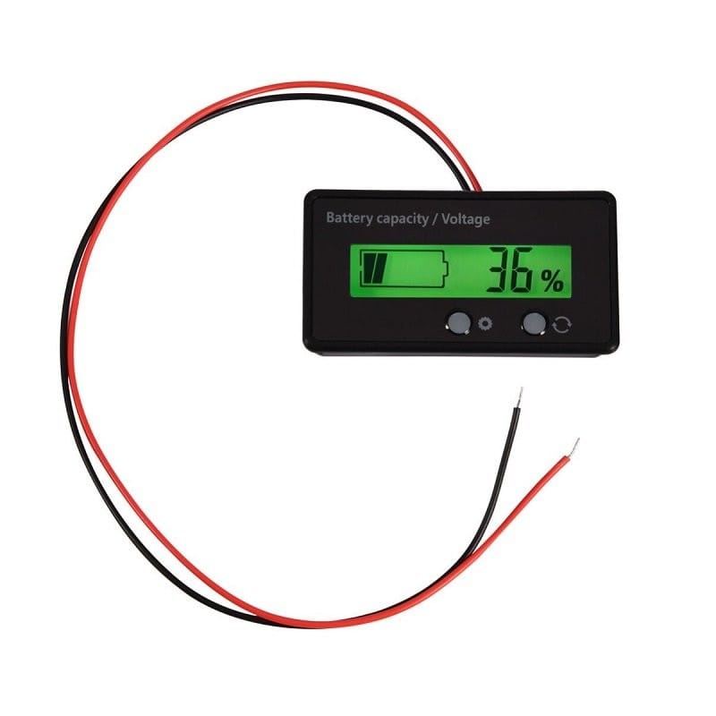 12V-84V Lead-Acid 3-24 Strings Lithium Battery Power Display Meter Power Display GY-6GS Green Self setting - NA294 - REES52