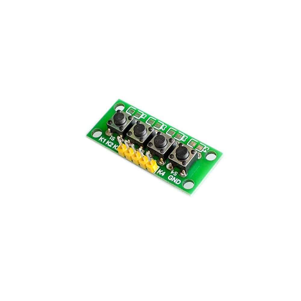 1x4 4 Independent Key Button Keypad Keyboard Module Mcu for Arduino - RS4990 - REES52