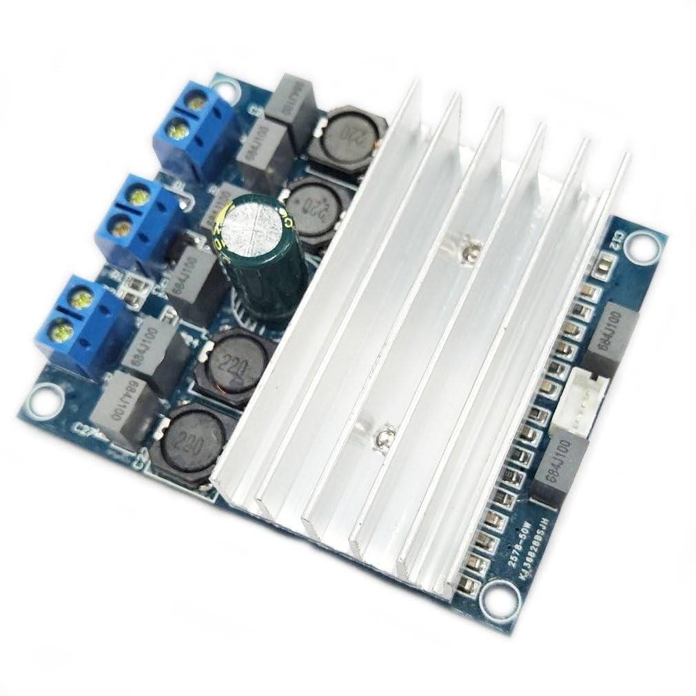 TDA7492 D Class High Power Digital Amplifier Board AMP Board 250W with Radiator-RS1202 - REES52