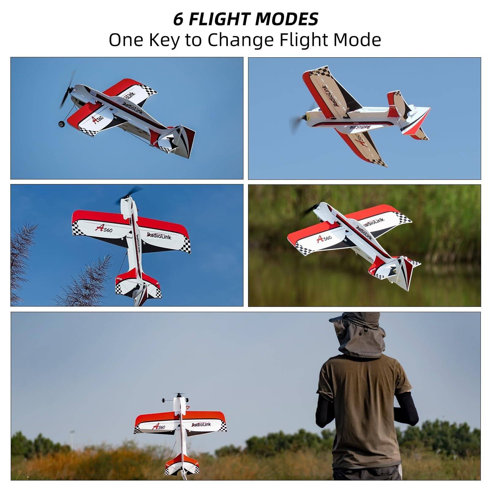 Radiolink A560 Plug Play PNP RC Gyro Airplane with 6 Flight