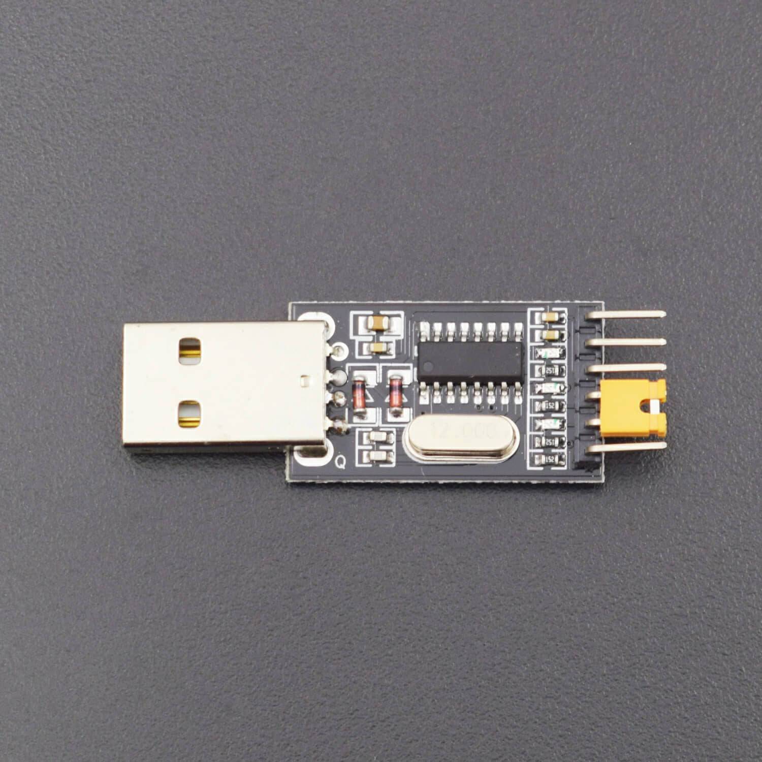 CH340 Module USB to TTL CH340G Upgrade Download a Small Wire Brush Plate STC Microcontroller Board USB to Serial-RS1768 - REES52