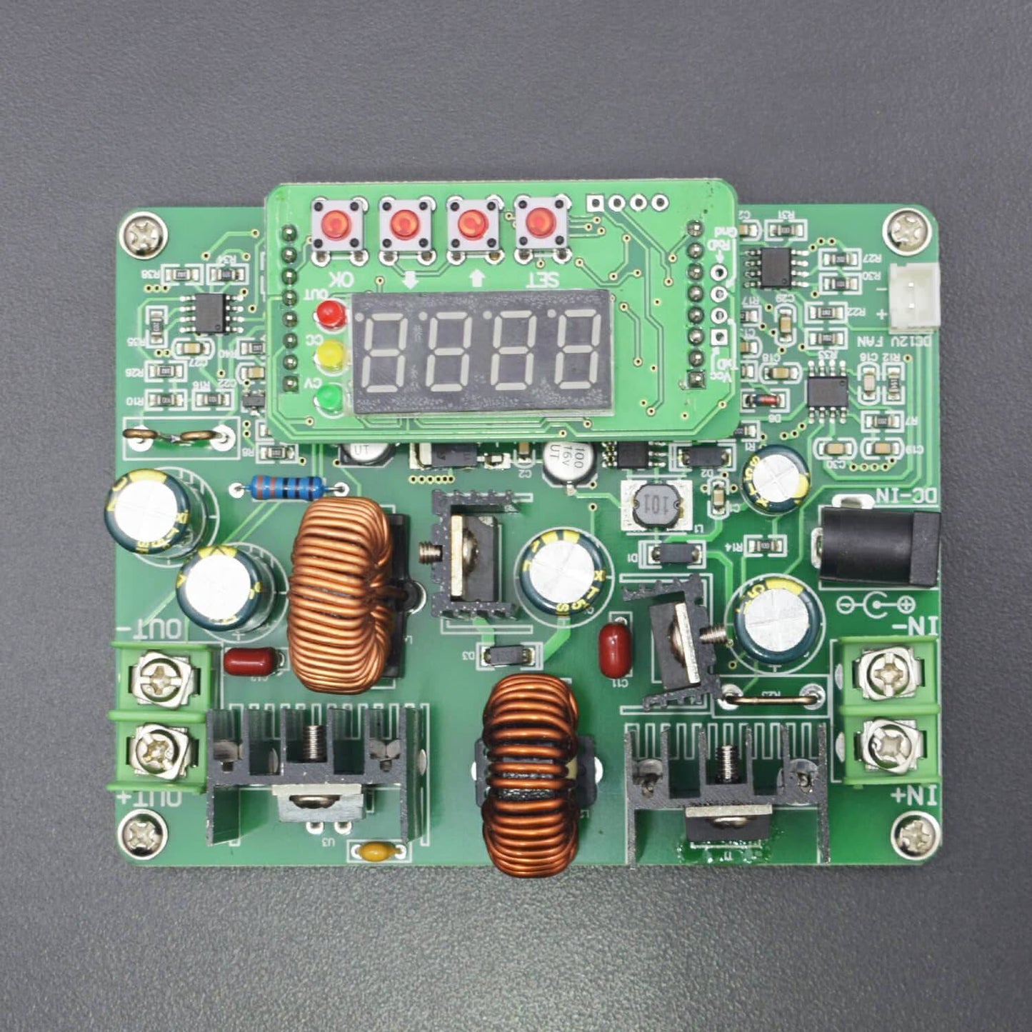 Boost Buck Converter, Auto Buck-Boost Board Numerical Control Step Up Down Module - RS1897 - REES52