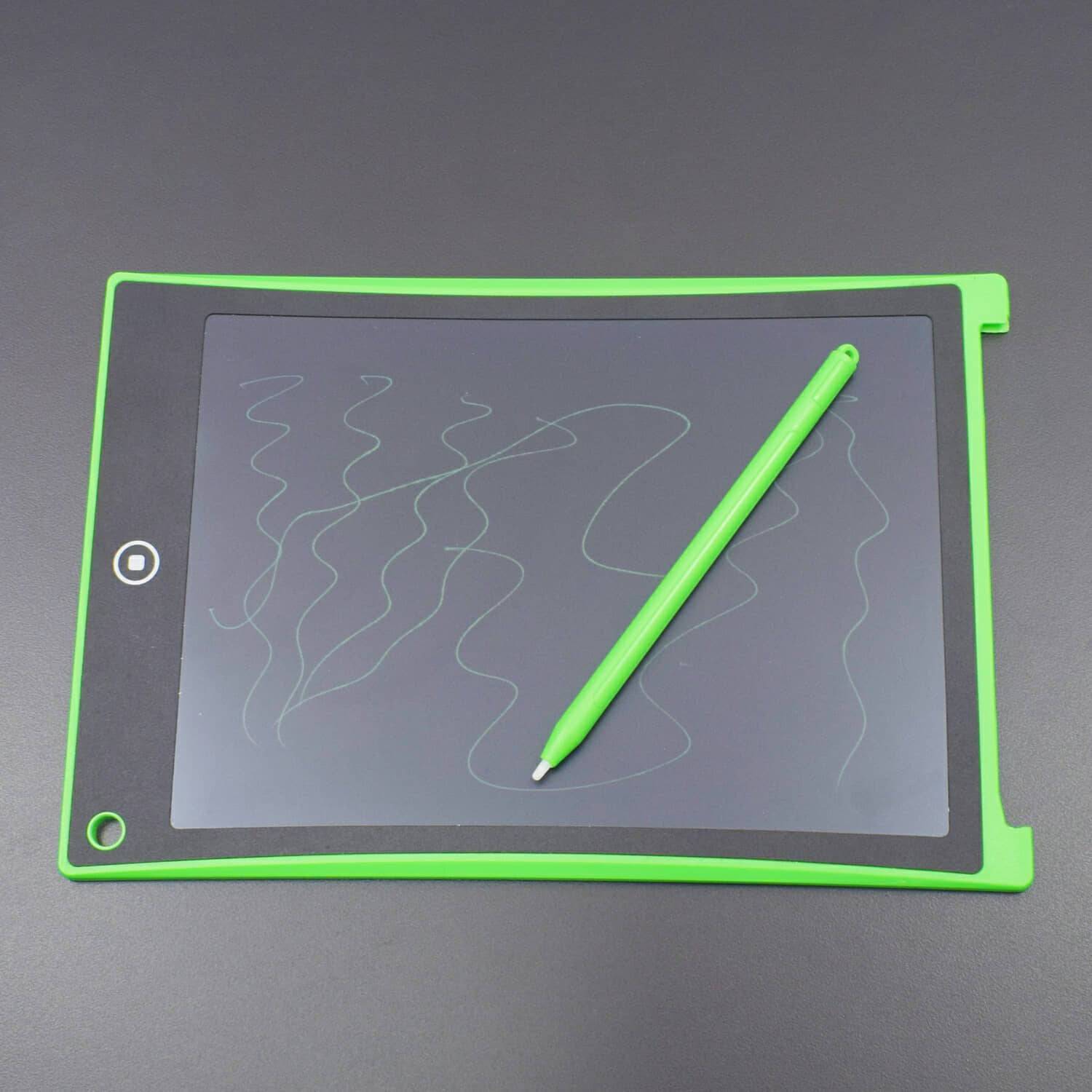 LCD Writing Tablet, 8.5 inch Doodle Board, Electronic Drawing with Smart Writing Stylus for Kids Gifts (Green) - RS1739 - REES52