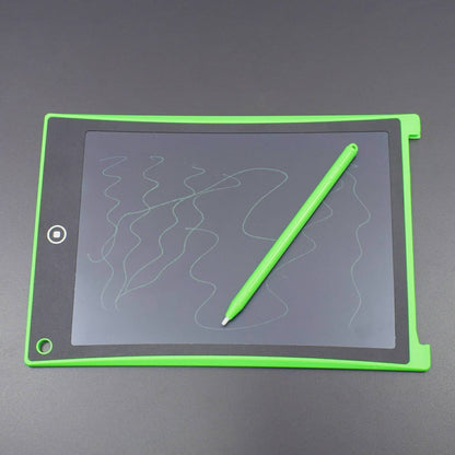 LCD Writing Tablet, 8.5 inch Doodle Board, Electronic Drawing with Smart Writing Stylus for Kids Gifts (Green) - RS1739 - REES52