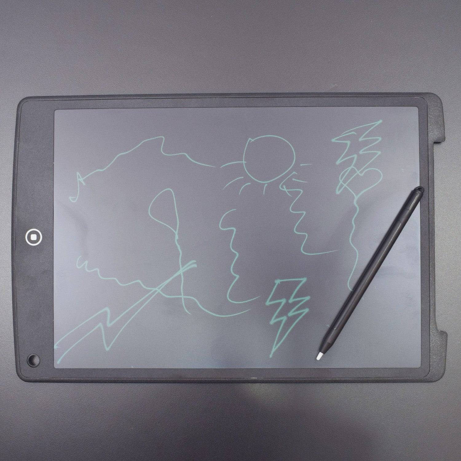 LCD Writing Tablet 12 Inch Electronic Drawing Board Digital Doodle Pad with Erase Button - RS1743 - REES52