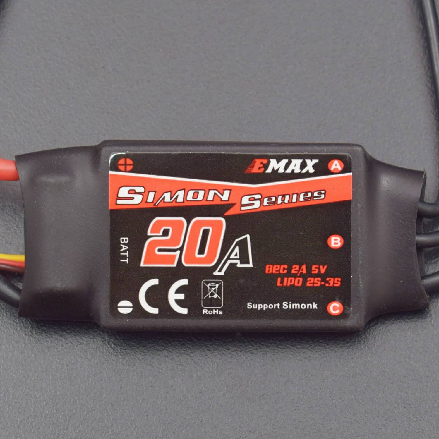 Emax Simon K Series Multirotor 20A Brushless ESC (Original) -RS4899 - REES52