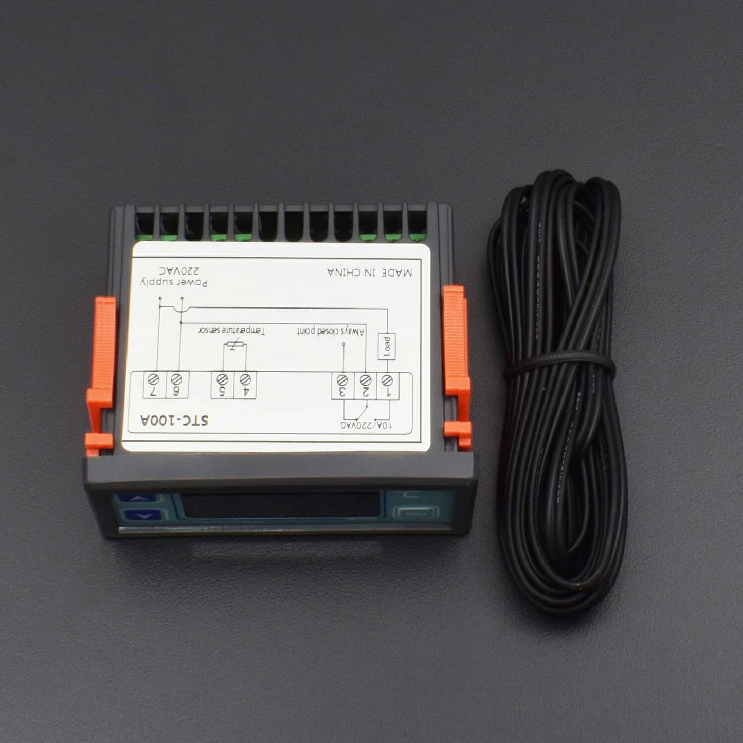 STC-1000 220V AC All Purpose Digital Temperature Controller Thermostat Module with Temperature Sensor Probe - RS921 - REES52