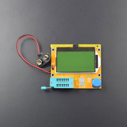 LCR-T4 12864 LCD Graphical Transistor Tester Resistance Capacitance ESR SCR Meter with Case- RC003-RS1757 - REES52