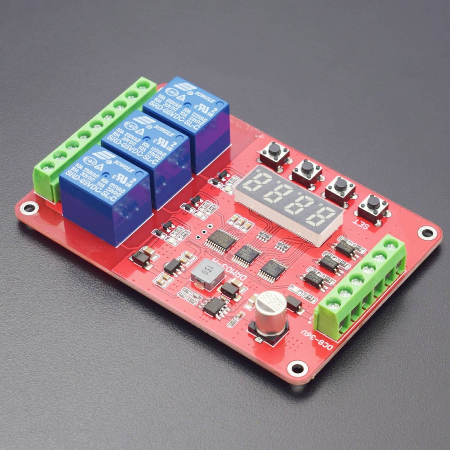 Multifunction Self-Lock Relay Cycle Timer Module PLC Automation Delay FRM03 8V-32V - RS1796 - REES52