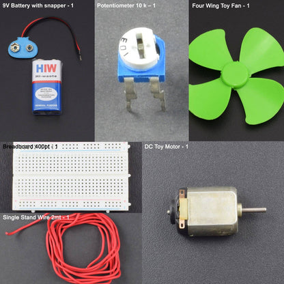 Control a rotation of DC Motor using 10k potentiometer - KT962 - REES52