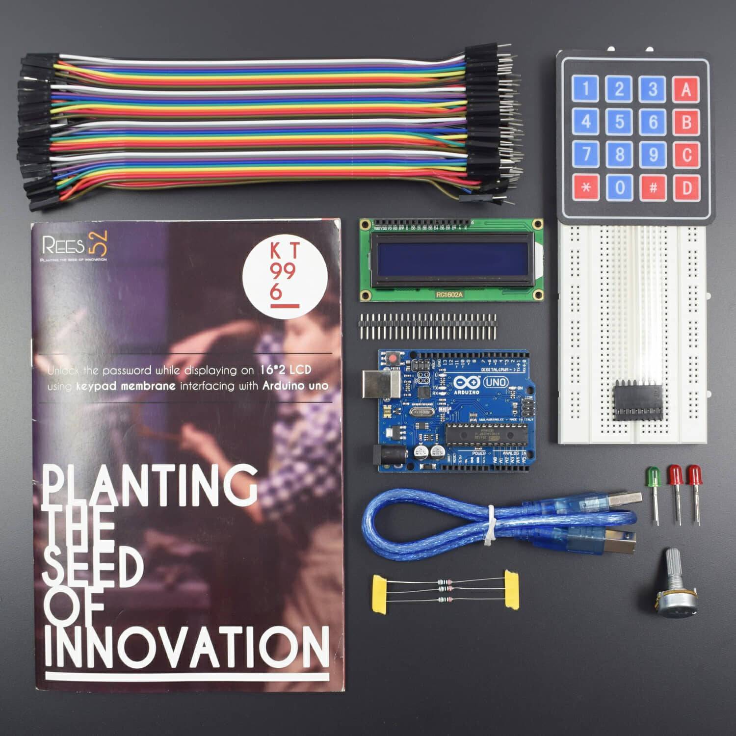 Make a Security Lock Panel with 16*2 LCD using Keypad – REES52