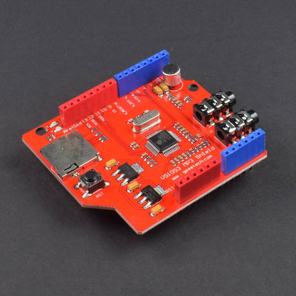 Arduino MP3 shield board with TF card FOr Arduino Development Board-RC016 - REES52