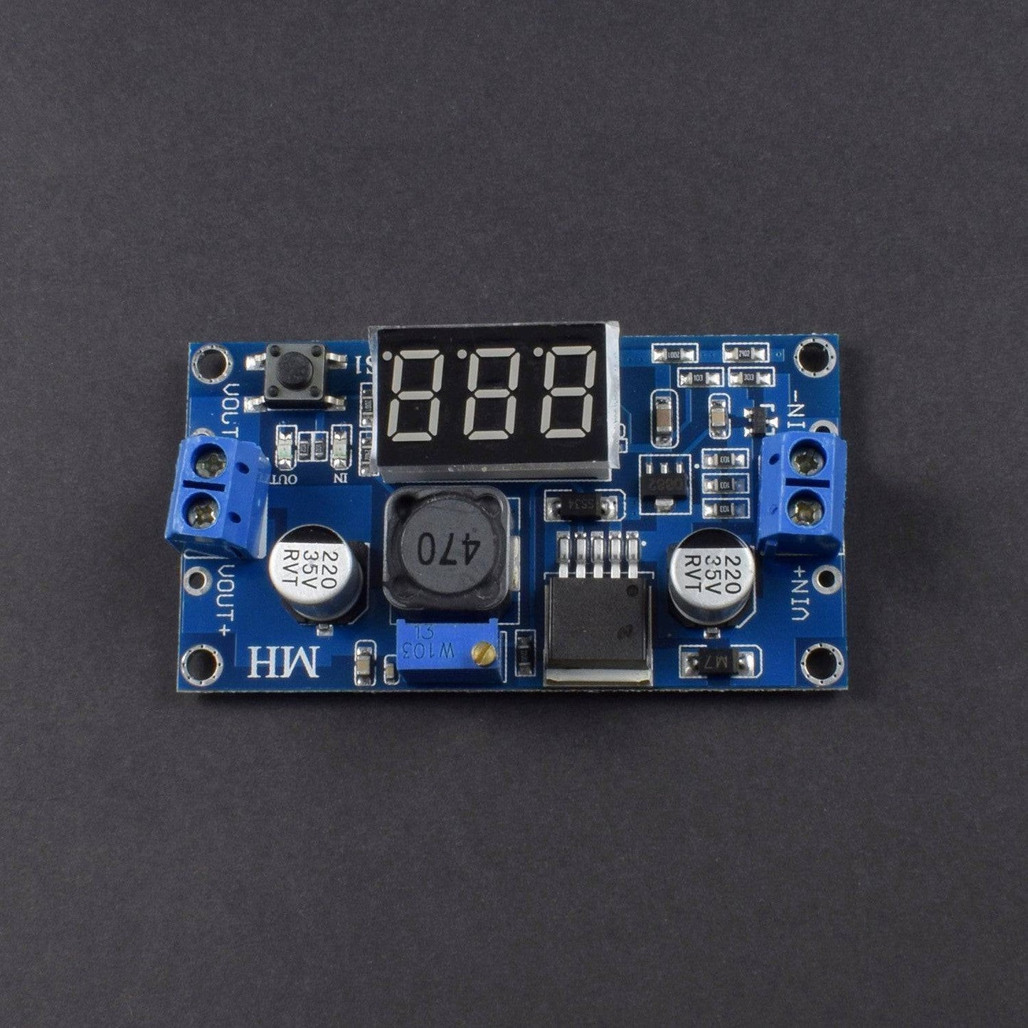 LM2596 LM2596S Power Module + LED Voltmeter DC-DC adjustable step-down power supply module with digital display - NA068 - REES52